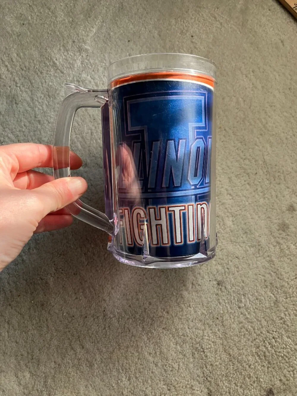University of Illinois Plastic Mug